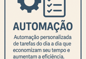 Eu vou fazer uma automação para seu dia-a-dia