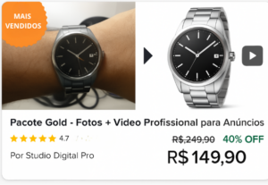 Eu vou Criar Imagens e Vídeos para Anúncios no Mercado Livre