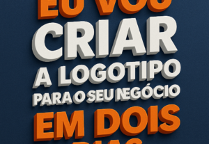 Eu vou Criar a logotipo para o seu negocio em dois dias