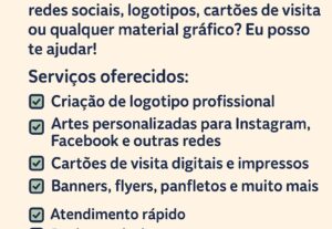 Eu vou fazer uma logotipo para seu negocio