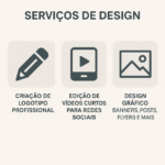 Eu vou fazer qualquer tipo de serviço na área tecnológica.