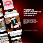 Eu vou Criar Post para Instagram com arte + legenda