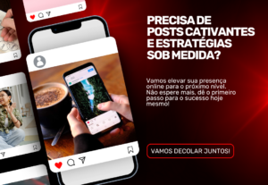 Eu vou Criar Post para Instagram com arte + legenda
