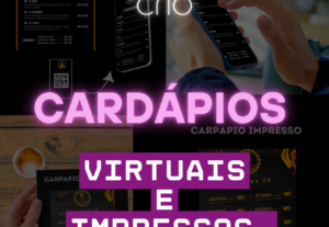 Eu vou Criar Cardápios Virtuais ou Impressos
