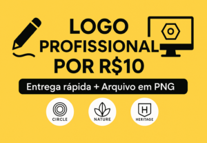 Eu vou Criar logotipo simples e profissional