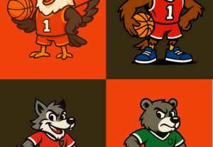 Eu vou criar um mascote esportivo exclusivo em 2D