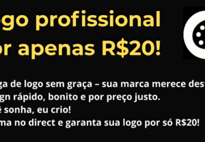 Eu vou fazer a sua logo profissional