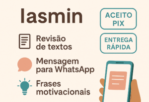 Eu vou fazer revisão de texos para você