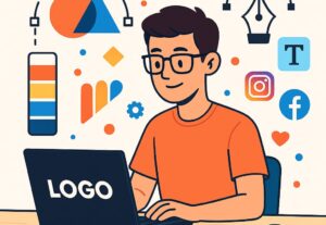 Eu vou desenvolver um logotipo moderno e original
