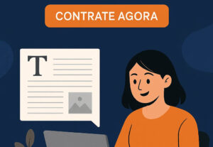 Eu vou realizar a escrita de artigos e posts para blogs.