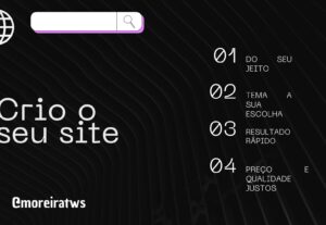 Eu vou criar um site com qualquer tema que você quiser