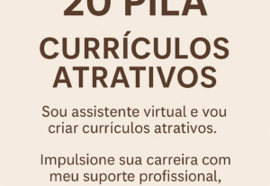 Eu vou criar um currículo atrativo para vocẽ