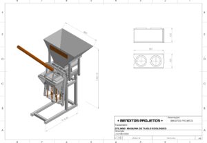 Eu vou fornecer o projeto da maquina de tijolo ecológico.