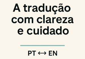 Eu vou traduzir seu texto com clareza e revisão incluída.