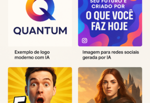 Eu vou fazer imagens, logos e edições de fotos.