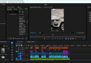 Eu vou editar seu vídeo com transições, música e legenda