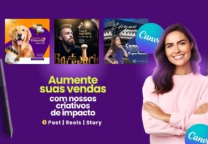 Eu vou criar 10 design Editável de posts para redes sociais