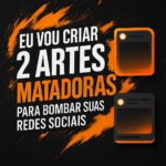 Eu vou criar 2 artes matadoras para bombar suas redes sociai...