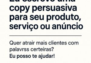 Eu vou criar a copy perfeita para você vender mais