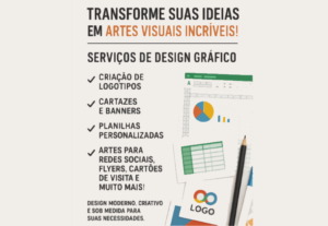Eu vou fazer serviços de Design Gráfico Profissional em até ...