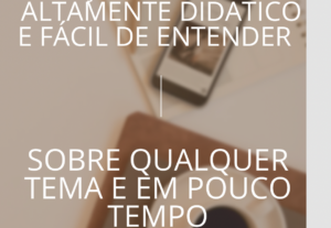 Eu vou fazer um ebook altamente didático e simples de aprend...