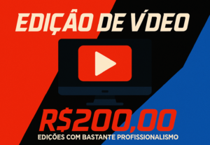 Eu vou fazer algo como edição de vídeo