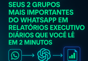 Eu vou criar um bot que resume seus grupos automaticamente