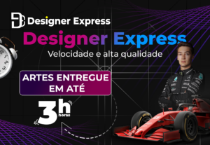 Eu vou criar e entregar o criativo do seu negócio em 3 horas