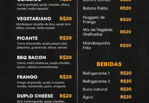 Eu vou fazer POST para páginas de lanches no Instagram