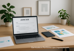 Eu vou fazer  seu currículo profissional em PDF EM 1HORA