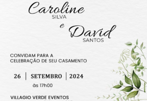Eu vou criar o convite mais espetacular para seu evento.