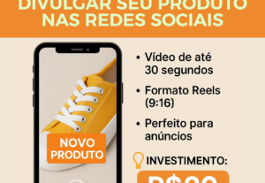 Eu vou criar um Vídeo Para seu Produto
