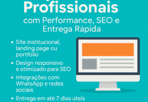 Eu vou desenvolver seu site profissional