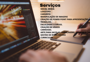 Eu vou criar design e editar seus videos.