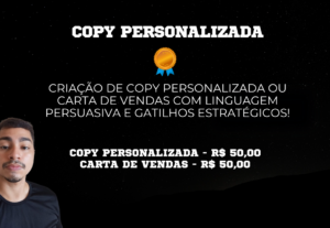 Eu vou fazer sua copy estratégica personalizada