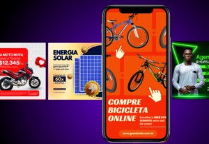 Eu vou criar cards dinâmicos para as suas redes sociais