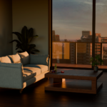 Eu vou fazer ambientes internos como este em 3D