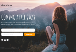 Eu vou fazer uma landing page para voce