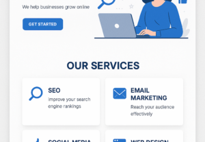 Eu vou desenvolver o site para sua empresa