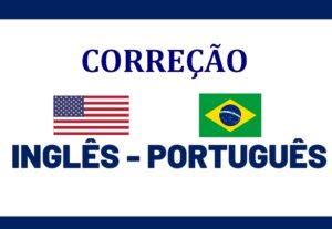 Eu vou corrigir traduções inglês - português