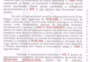 Eu vou corrigir o seu texto
