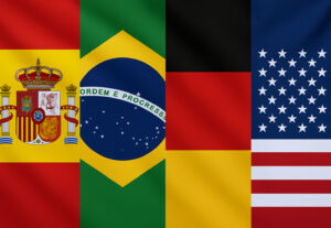 Eu vou traduzir: inglês, espanhol, alemão