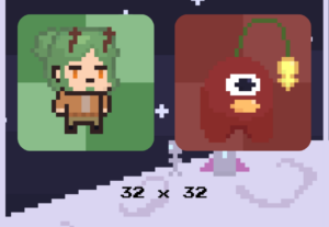 Eu vou criar quatro pixel arts para você