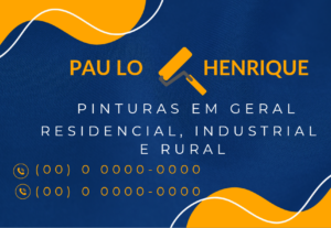 Eu vou fazer o seu cartão de visita