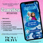 Eu vou fazer convite interativo e personalizado.