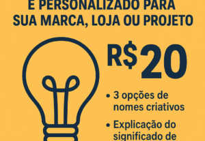 Eu vou fazer a sua logo