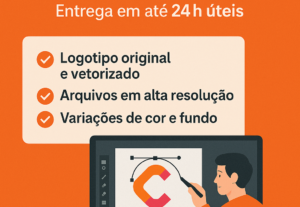 Eu vou Criar Seu Logotipo Profissional em Poucas Horas