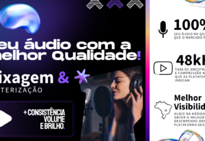 Eu vou Deixar o seu áudio em uma qualidade profissional