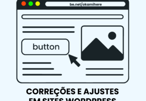 Eu vou fazer correções e ajustes rápidos em WordPress