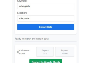 Eu vou te dar um extrator de leads automático do google maps